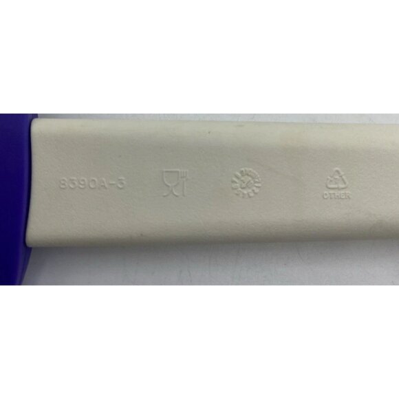 Tupperware Spatula Classic Silicone Scraper 12" Purple White 839OA-3 Cook Baking - Picture 7 of 12